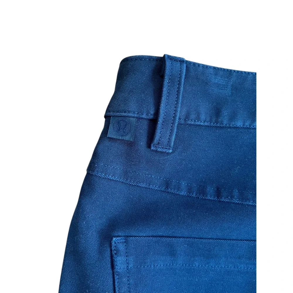 Lululemon Mens ABC Pants Slim Fit Blue Utilitech Performance Canvas‎ Office Work
